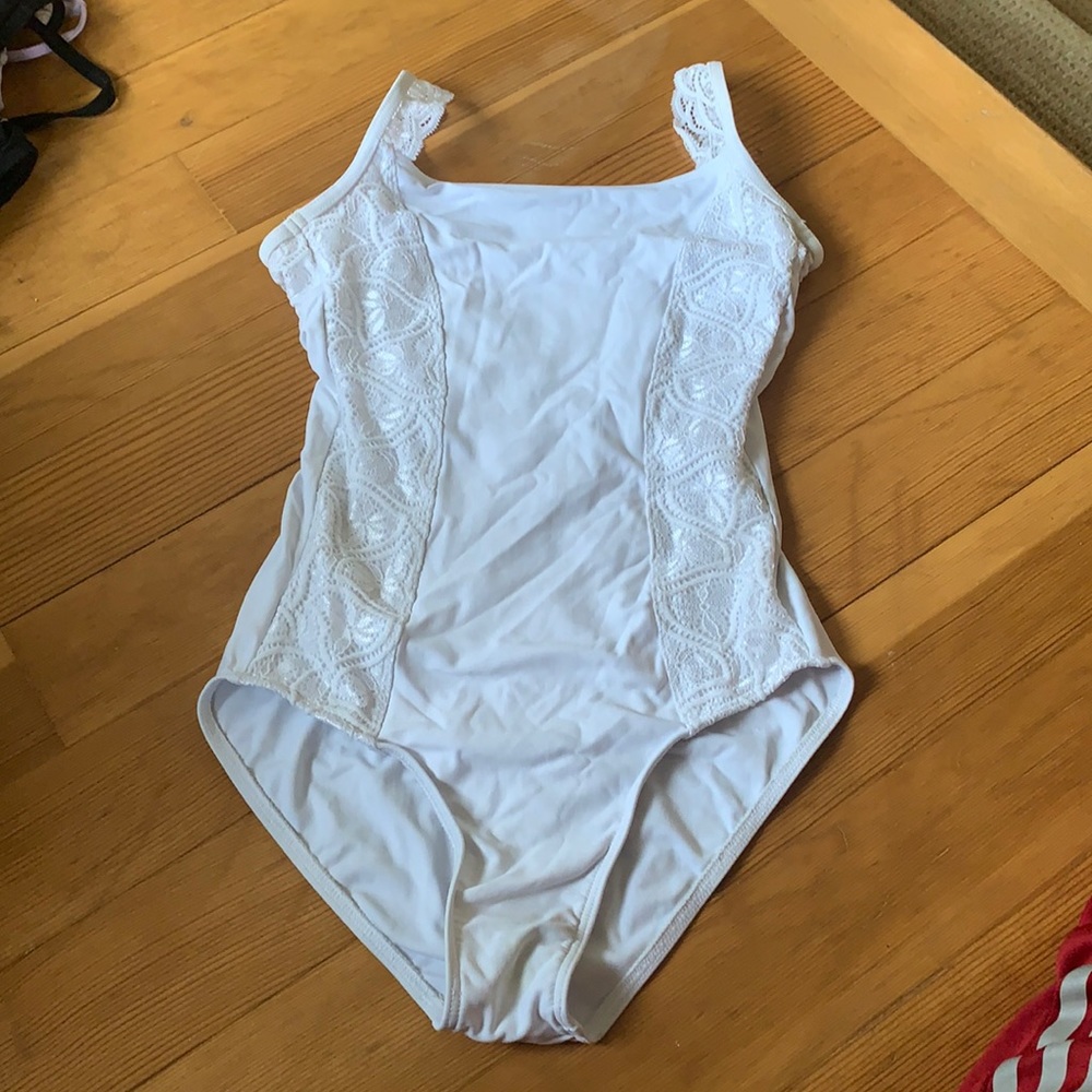 SOLD - White Wear Moi Leotard
